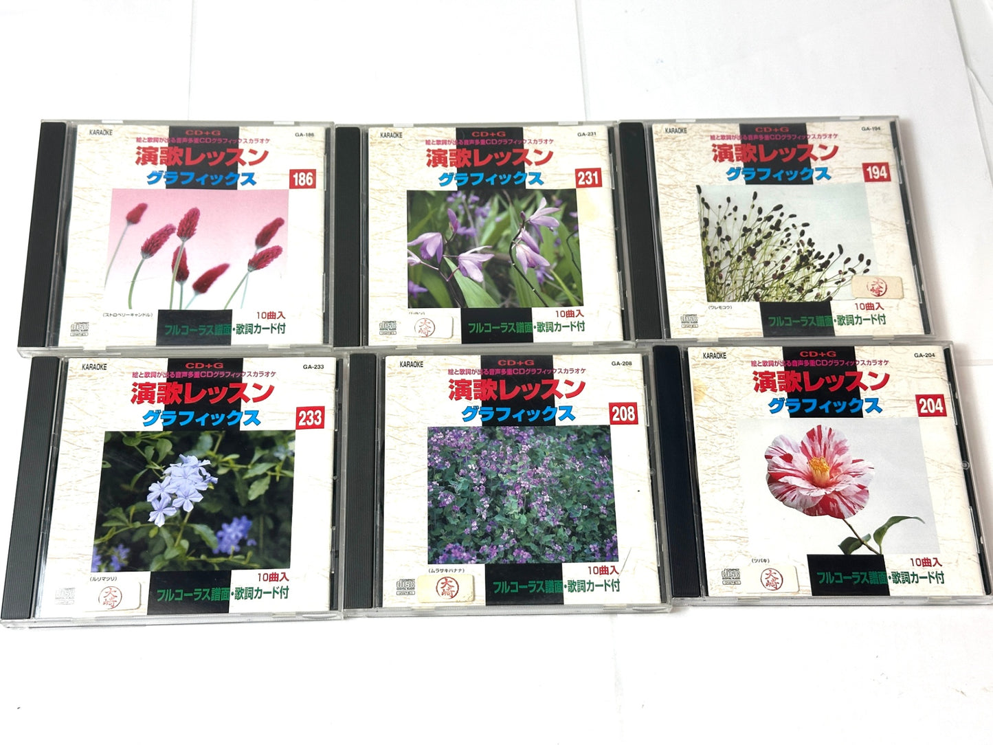 現状品 CD+G 演歌レッスン グラフィックス 音声多重カラオケ 23枚セット 10/6