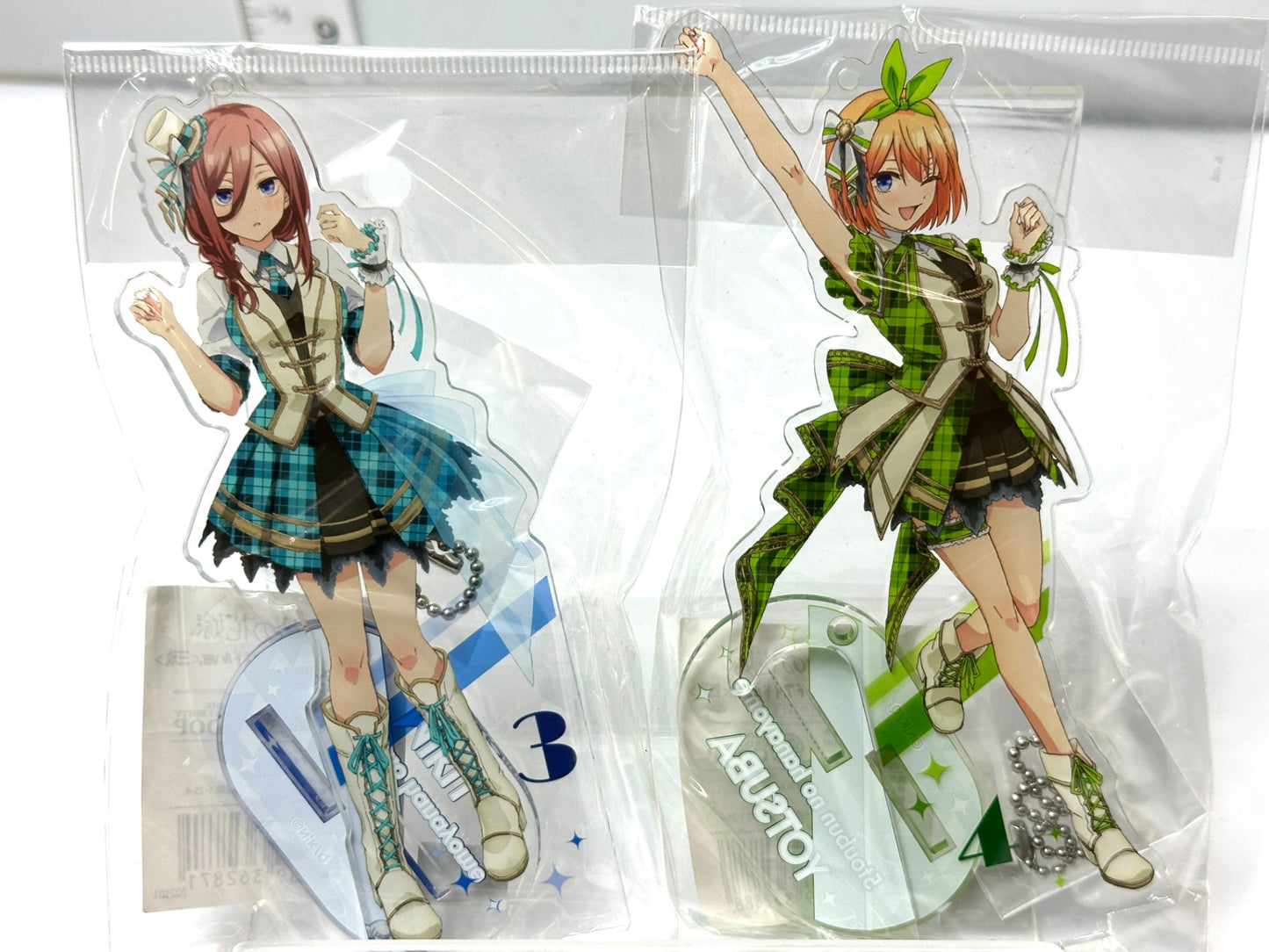 五等分の花嫁 くっつけアクリルスタンド アイドルver. アクスタ 全5種コンプリートセット 中野一花 二乃 三玖 四葉 五月 3/3