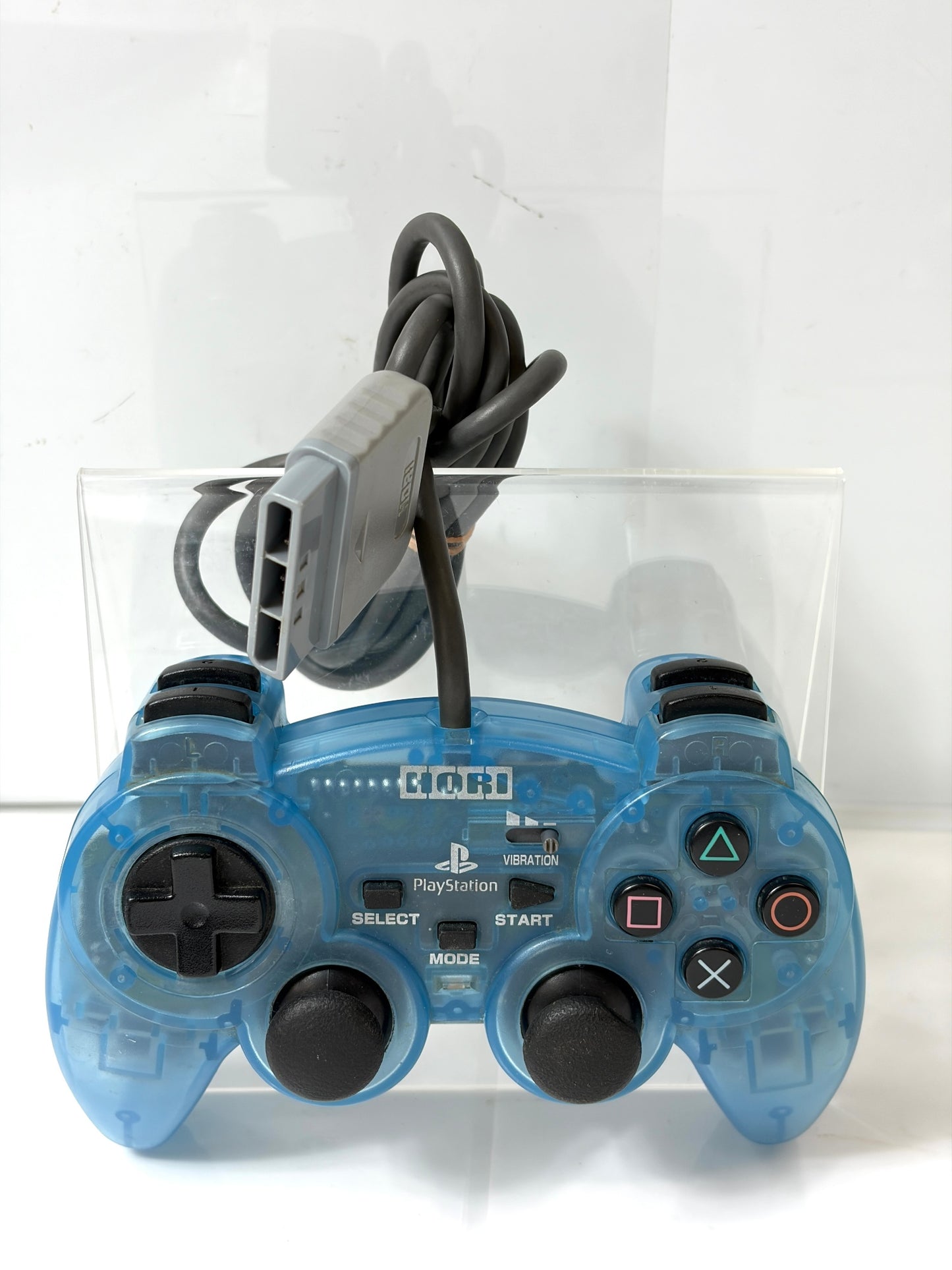 HORI PS1 PS2用 アナログ振動パッド2 TURBO クリアブルー 連射機能付き