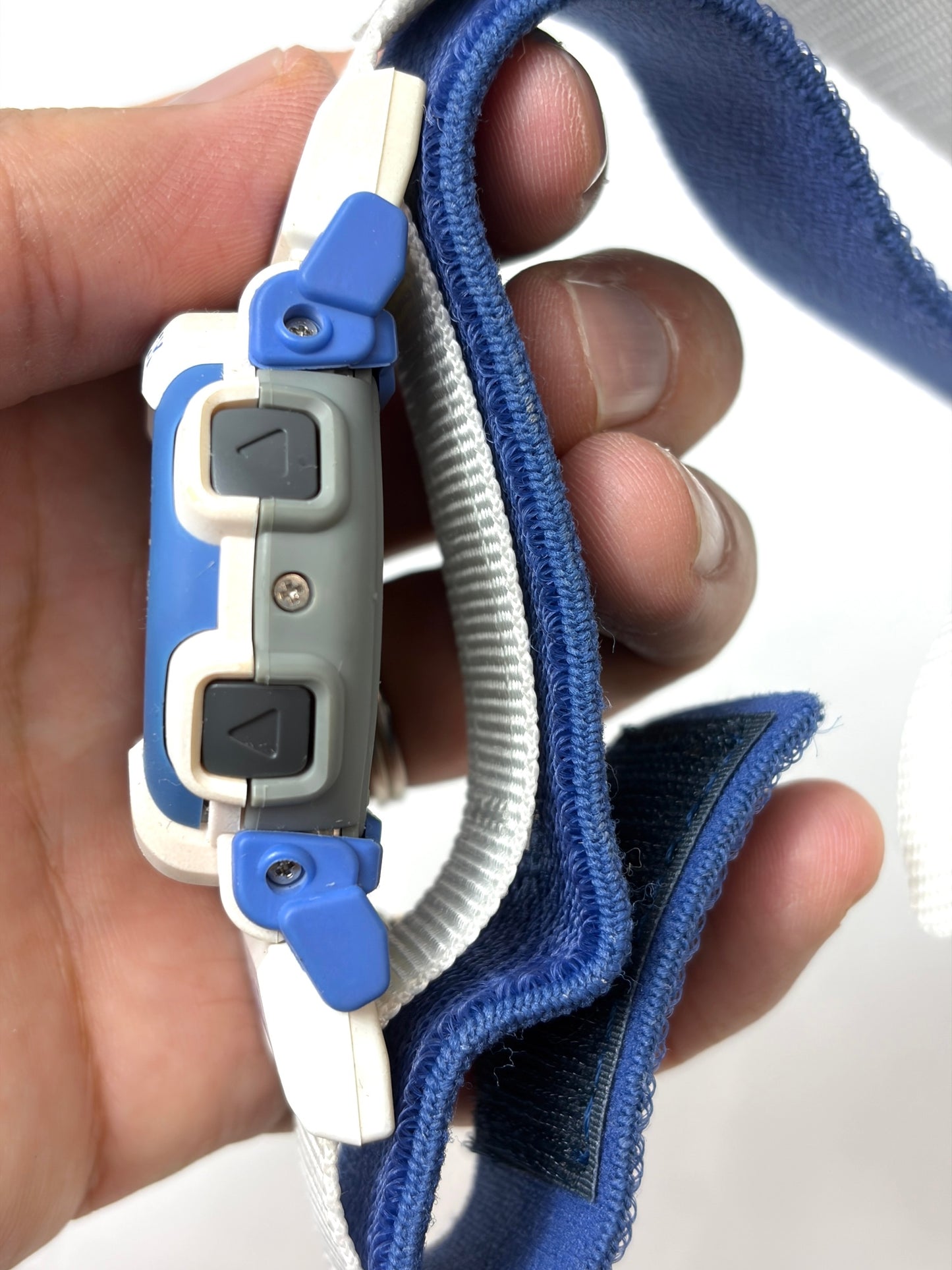 CASIO G-SHOCK I.S.F. コラボ ホワイト/ブルー デジタル腕時計 クリアケース付