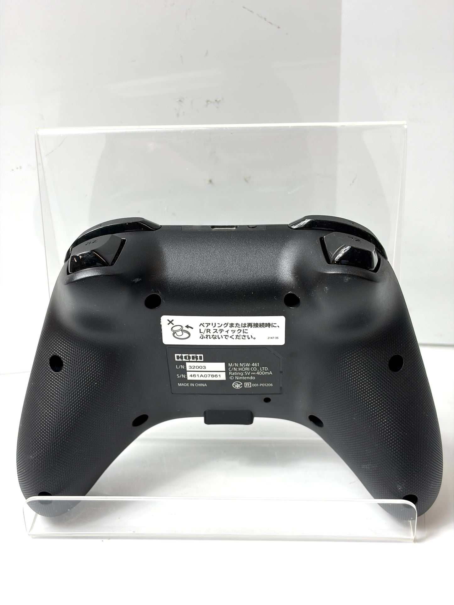 HORI 任天堂 Switch用 ホリコントローラー ブラック (NSW-461) ワイヤレス