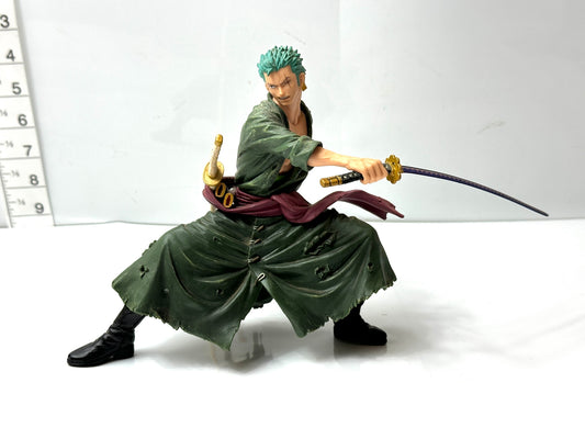 現状品 ジャンク バンプレスト ワンピース ロロノア・ゾロ フィギュア 造形物語? 1/16