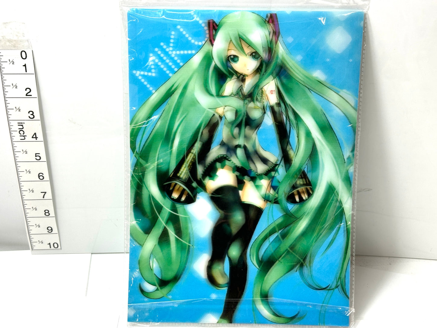 ボーカロイド VOCALO 3Dクリアファイル A4サイズ  3枚セット 初音ミク 巡音ルカ 両面クリアファイル 8/29