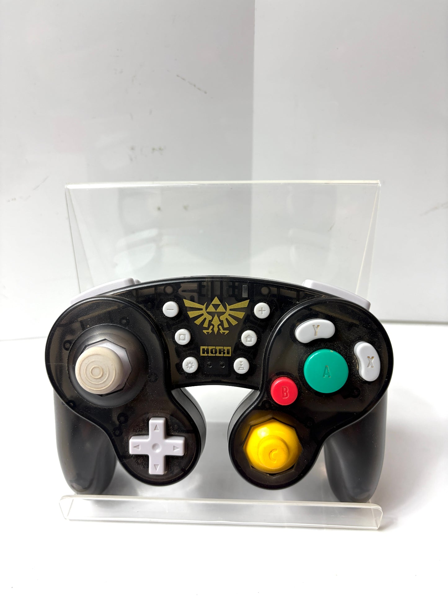 HORI ゲームキューブ SWITCH用 クラシック コントローラー ゼルダ トライフォース デザイン　ワイヤレス　NSW-274