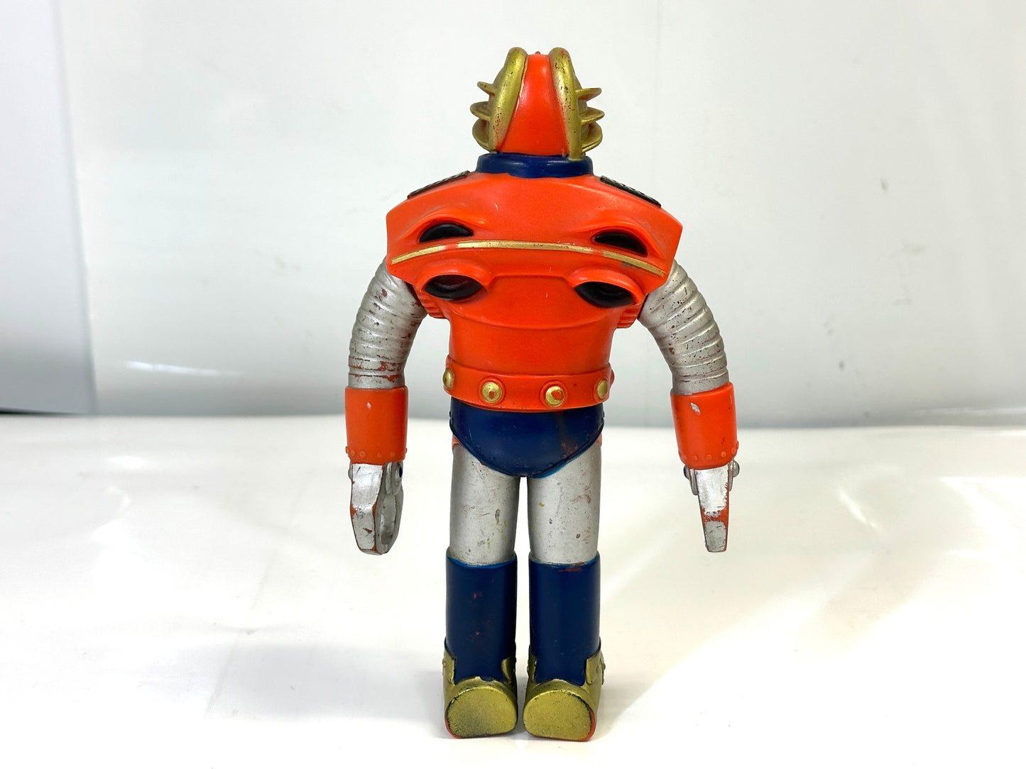 現状品 ブルマァク 冒険ロックバット ブレイザー ソフビ フィギュア 全高約19cm 70年代 昭和 レア ビンテージ 6/4
