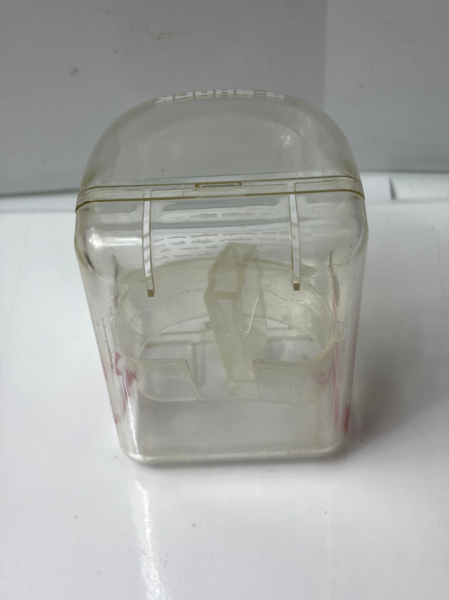 CASIO G-SHOCK I.S.F. コラボ ホワイト/ブルー デジタル腕時計 クリアケース付