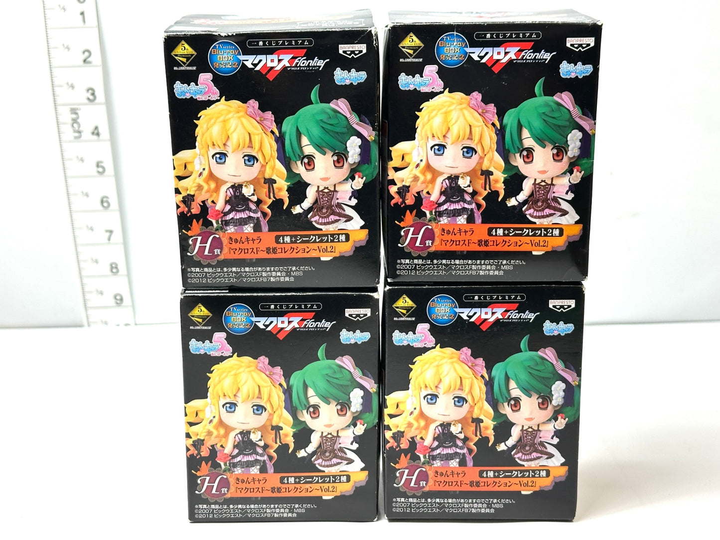 シークレット含む 内装未開封品 一番くじプレミアム マクロスF〜歌姫コレクション〜Vol.2 4個セット シェリル・ノーム ランカ・リー フィギュア 3/