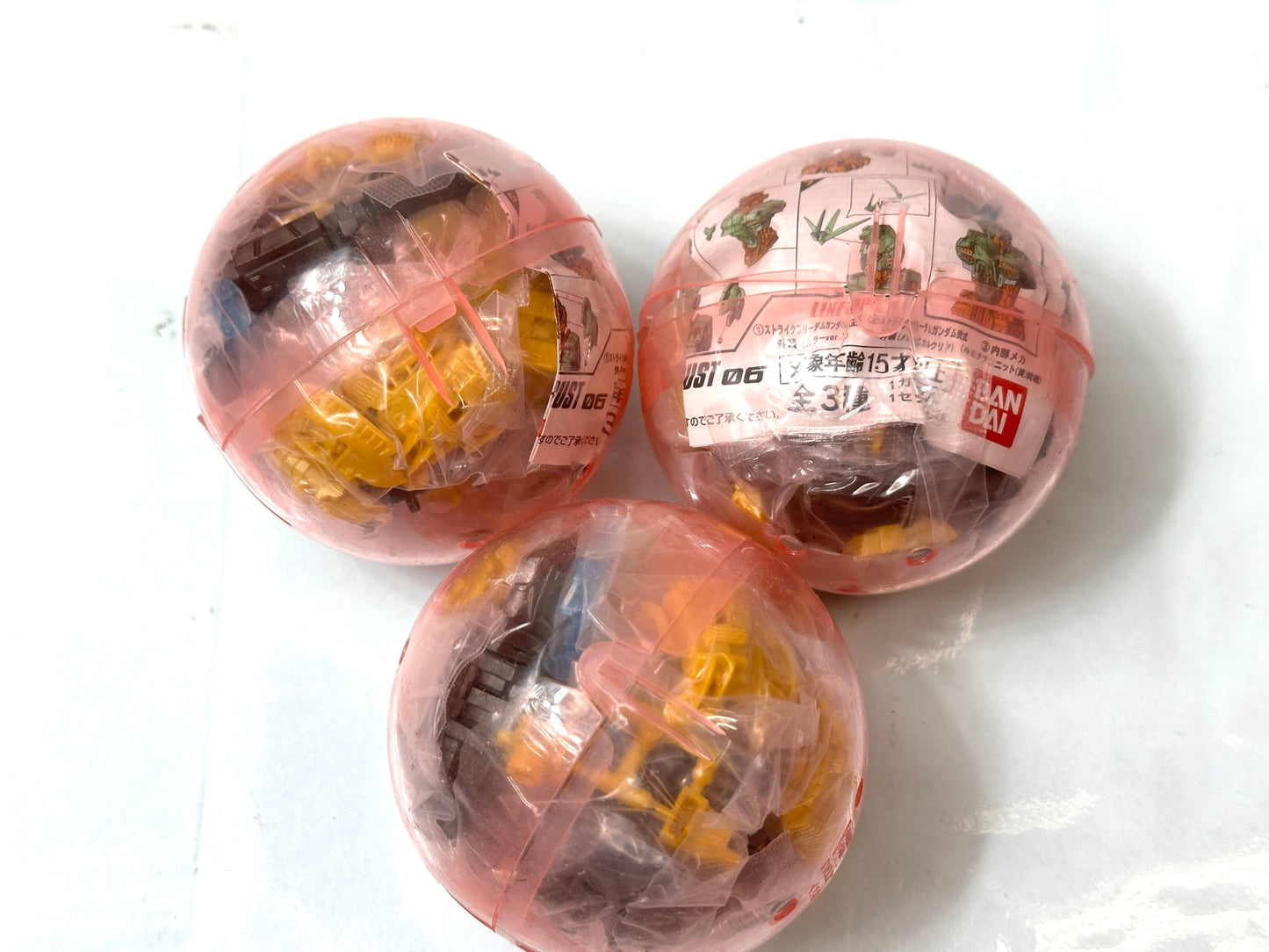 機動戦士ガンダム MS メカニカルバスト 18個 まとめセット 03 ガンダム・エアリアル 外装 メカニカルクリア 06 ストライクフリーダムガンダム弐式 ルミナスユニット 他 10/23