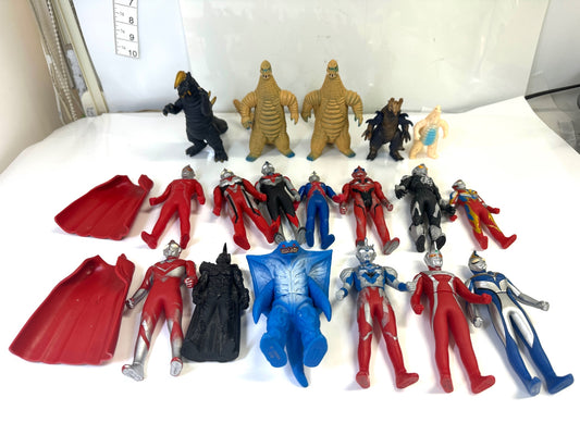 現状品 BANDAI ウルトラマン ウルトラ怪獣 ソフビフィギュア 18体セット レッドキング ブラックキング キングゴルドラス ウルトラセブン ネクサス ジュネッス オーブオリジン コスモス エクリプスモード 他 9/22