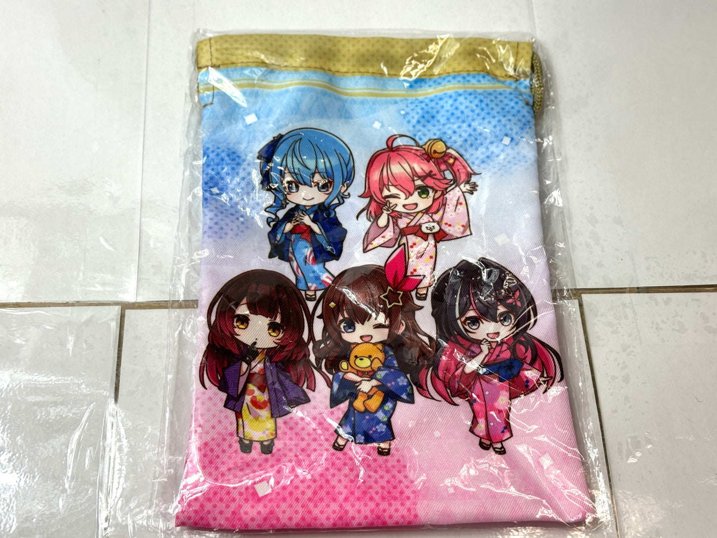 ホロライブ 極楽湯・RAKU SPA コラボレーション 巾着袋 11/28