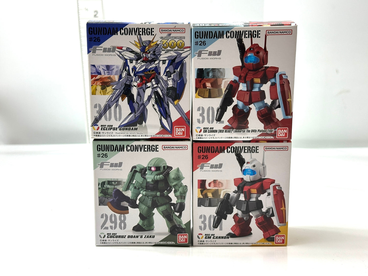 FW GUNDAM CONVERGE ♯26 エクリプスガンダム ジム・キャノン ククルス・ドアン ザクガンダム フィギュア 2/27