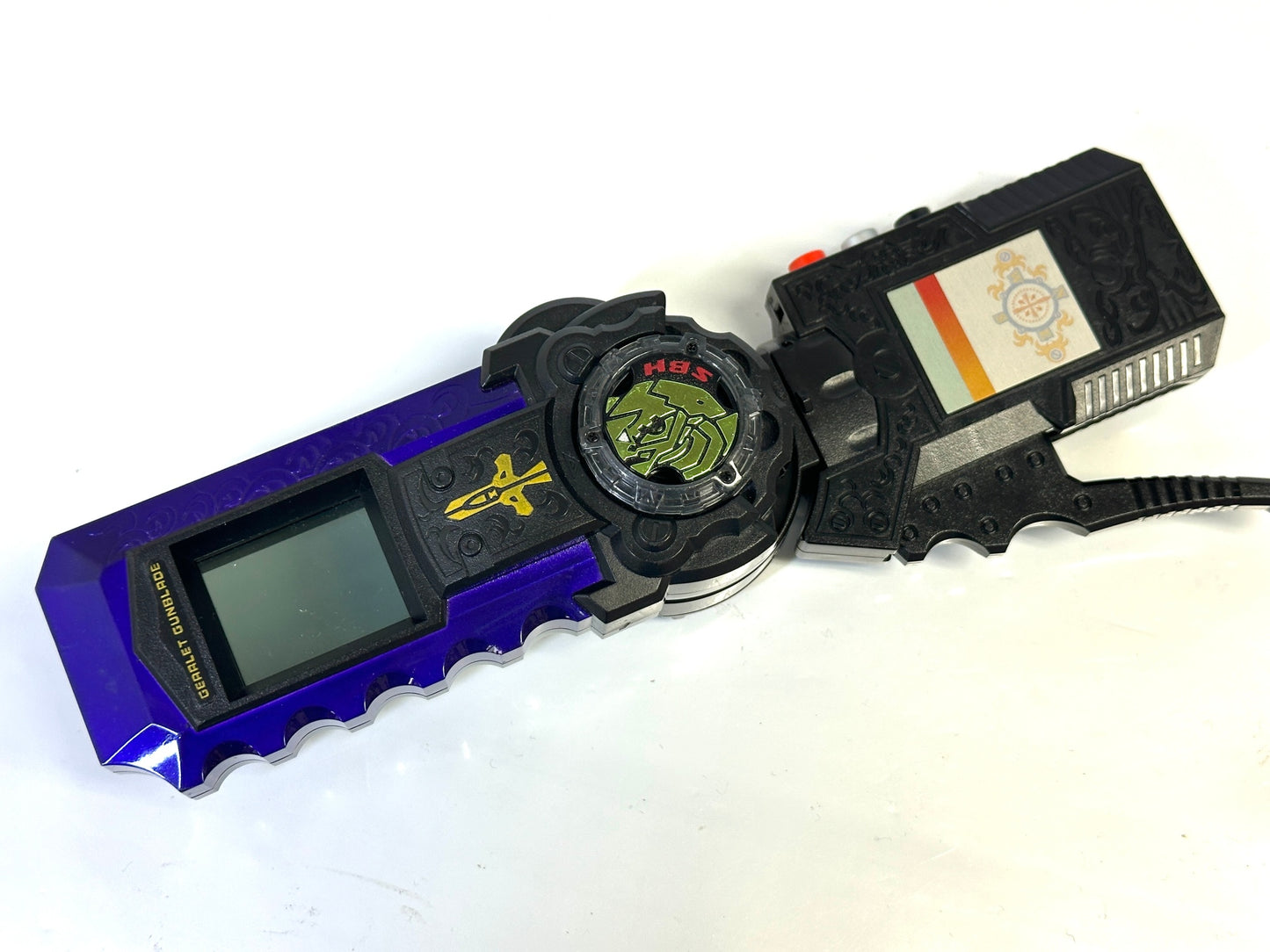 簡易動作確認済み BANDAI バンダイ 電子玩具 トレジャーガウスト ギアレットガンブレード バイオレット 6/4