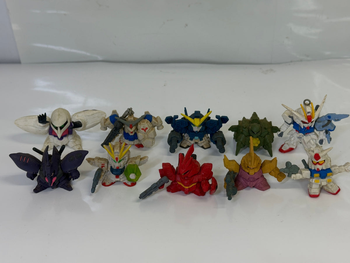 ジャンク SDガンダム フルカラー フィギュア キーホルダー ミニフィギュア 93個 まとめセット カプセルトイ ガチャ 10/9