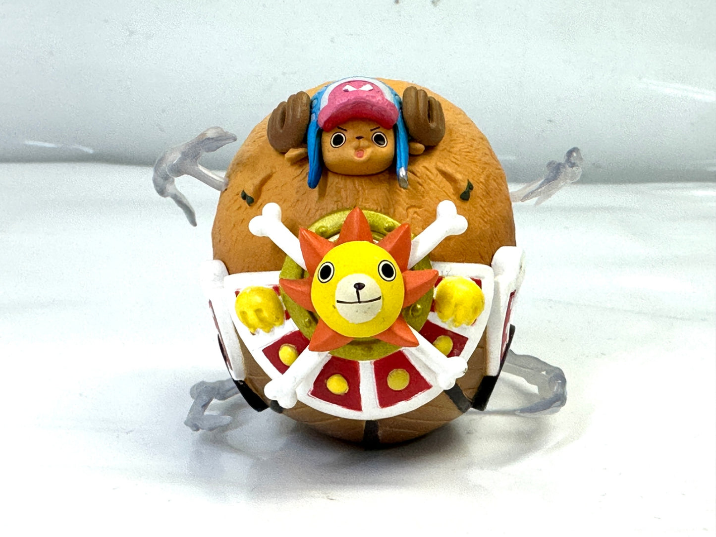 現状品 ONE PIECE ワンピース デスクトップシアターフィギュア 3点セット チョッパー＆シェリー チョッパー＆偽チョッパー チョッパー＆サウザンド・サニー号 5/21