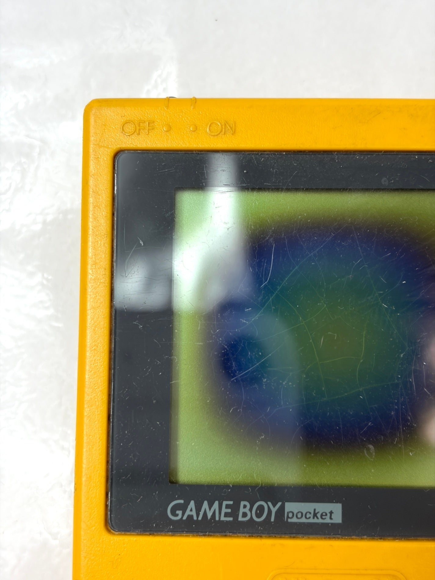 ジャンク　任天堂 ゲームボーイポケット イエロー 本体 MGB-001 Nintendo Game Boy Pocket Yellow