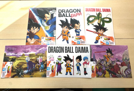 一番くじ ドラゴンボールDAIMA I賞 ビジュアルシート 全6種コンプリートセット