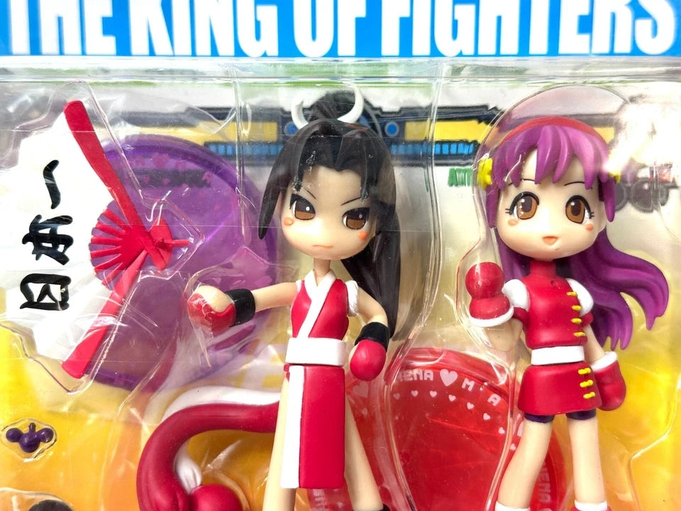 未開封品 GSIクレオス ピンキーストリート Pキャラ KOF 不知火舞＆麻宮アテナ フィギュアセット 外装傷みあり 4/16