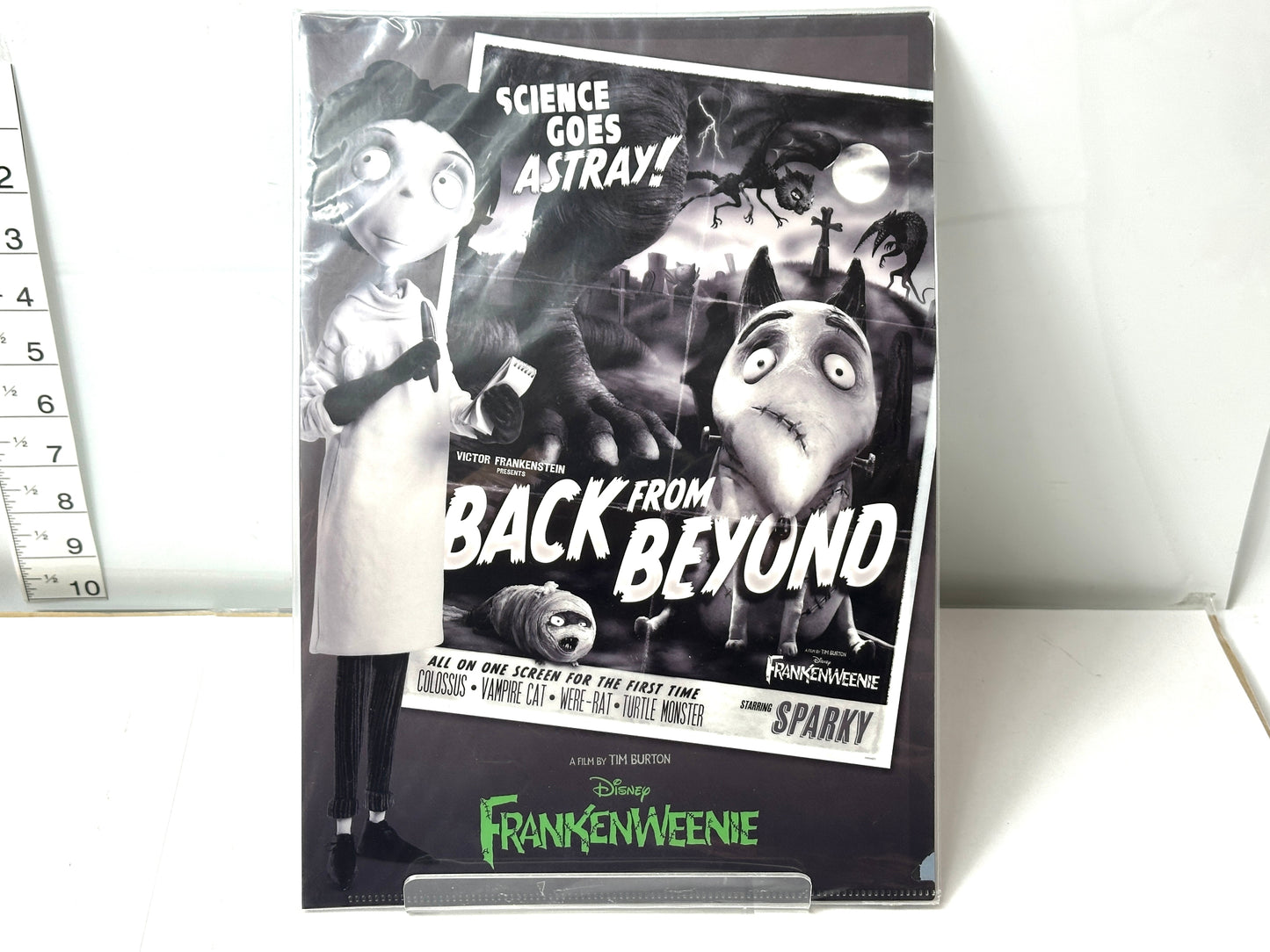 ディズニー FRANKENWEENIE フランケン・ウィニー グッズ まとめセット ブロックカレンダー 3Dクリアファイル 他 ティム・バートン 12/18