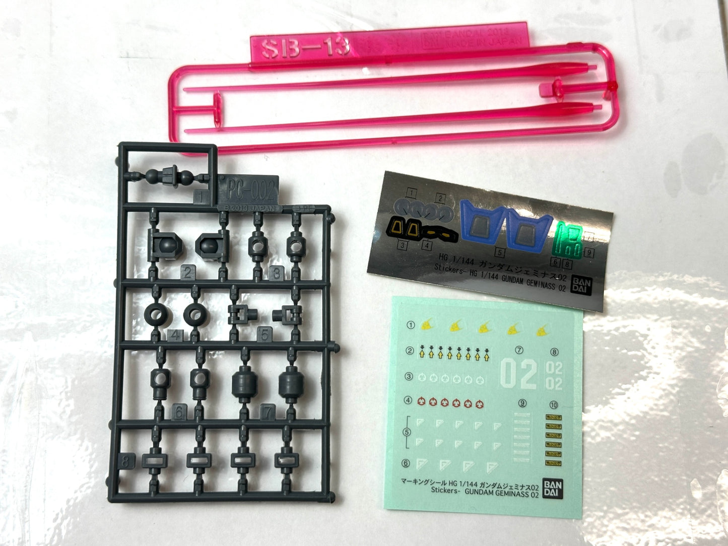 未組立品 プレミアムバンダイ限定 HG 1/144 ガンダムジェミナス02 ガンプラ プレバン 12/2