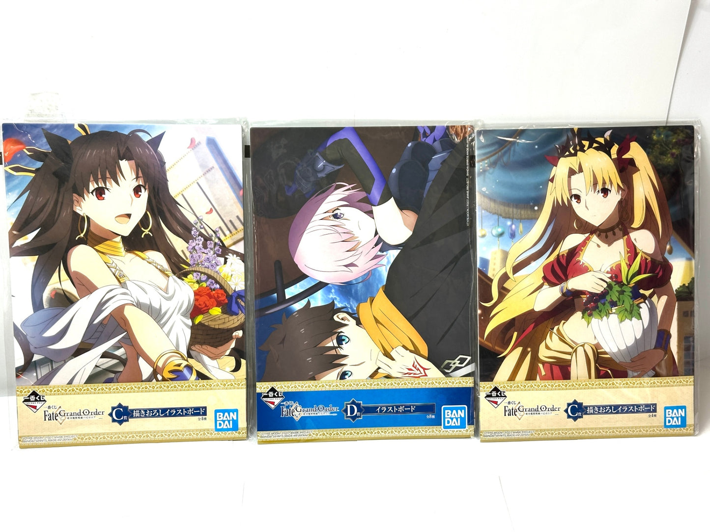 一番くじ Fate Grand Order イラストボード 3点セット BANDAI 8/18