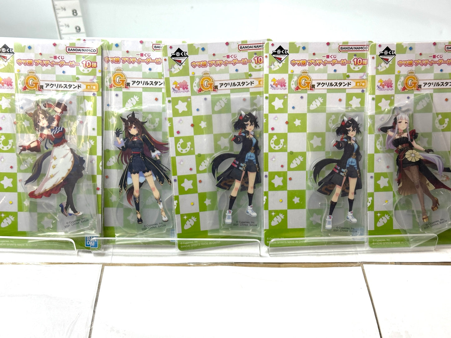 一番くじ ウマ娘プリティーダービー グッズ まとめセット アクスタ アクリルスタンド ラバーチャーム 他 11/27