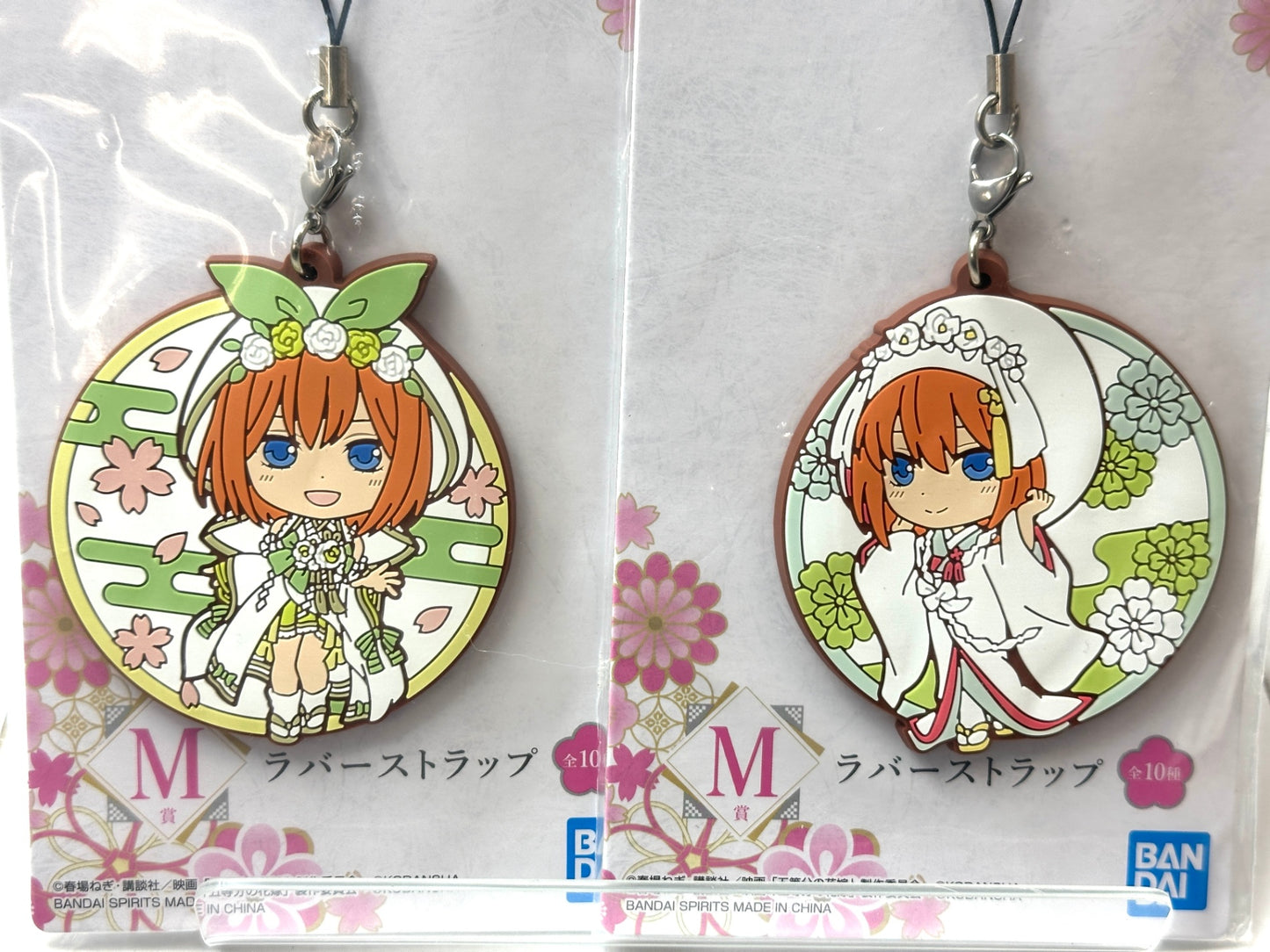 一番くじ 映画 五等分の花嫁 幸せの結び M賞 ラバーストラップ 全10種コンプリートセット中野一花/二乃/三玖/四葉/五月 12/4