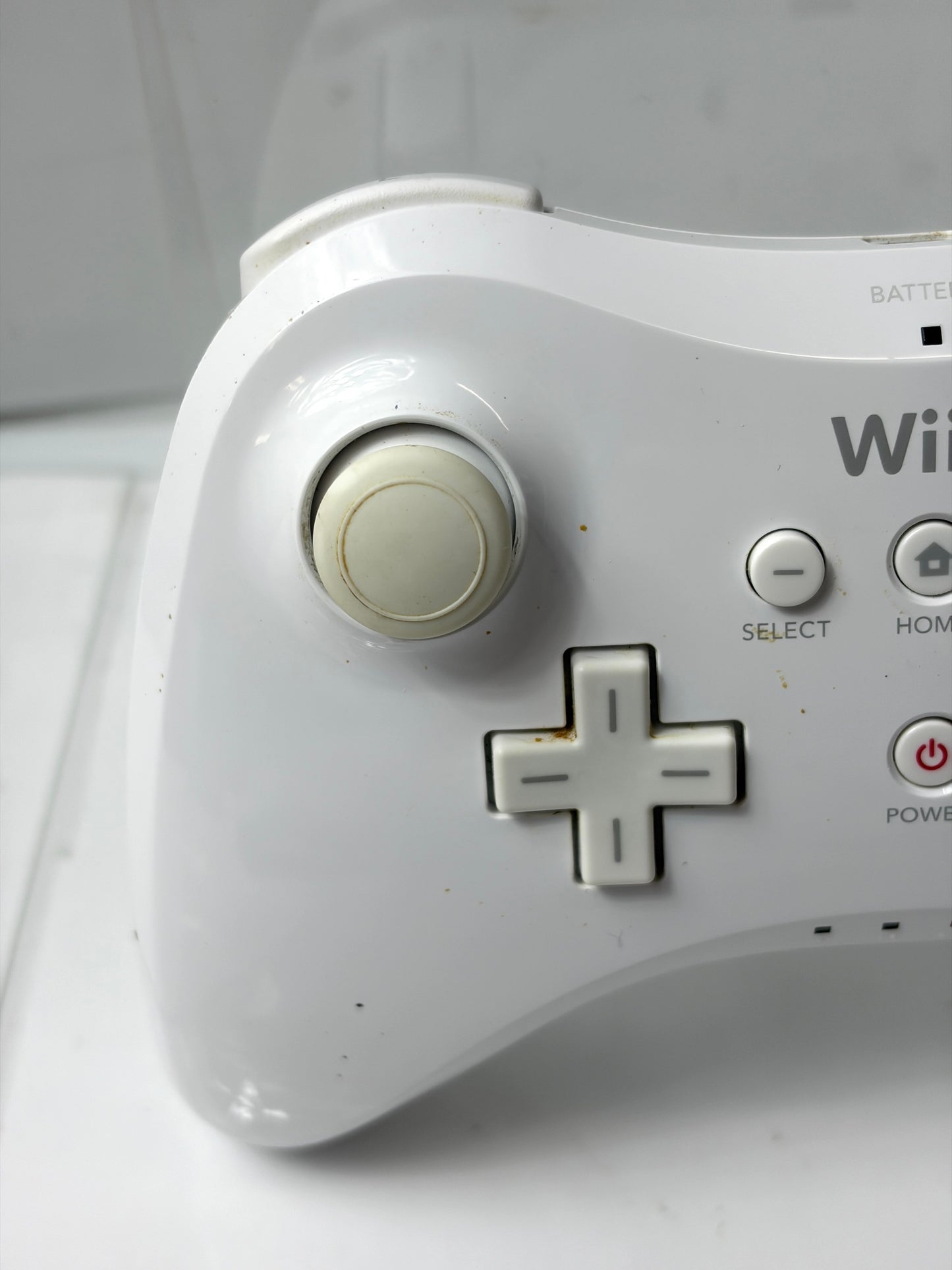 任天堂 Wii U PRO コントローラー ホワイト WUP-005　コントローラーのみ