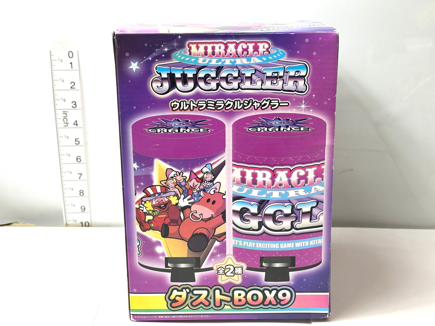 開封済み・未使用品 ジャグラー ダストBOX9 ウルトラミラクルジャグラー ペダル式ゴミ箱 パチスロ 12/18