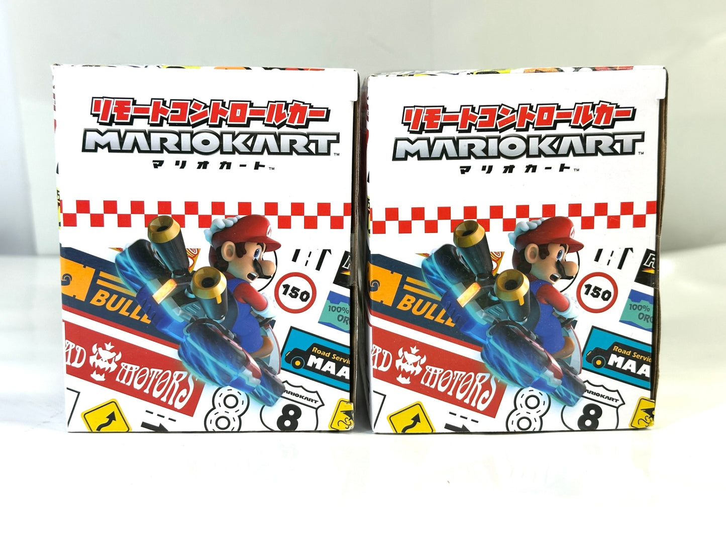 ムラオカ リモートコントロールカー マリオカート マリオ＆ヨッシー 2個セット 有線式 ミニラジコン 8/13