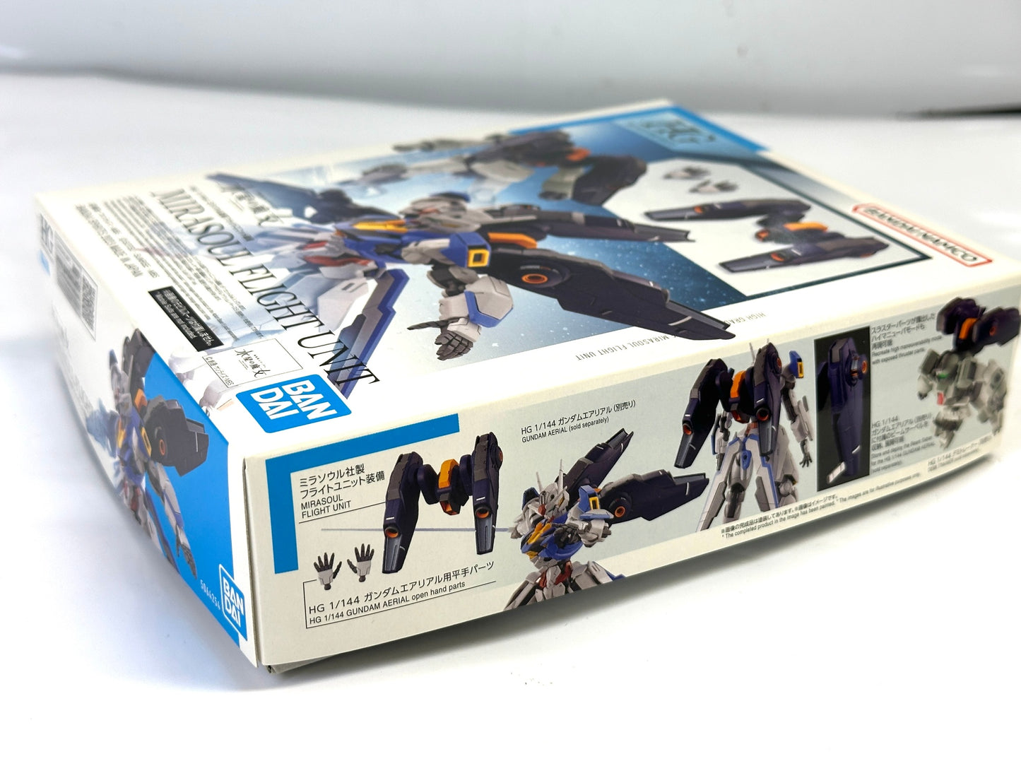 未組立品 BANDAI SPIRITS 機動戦士ガンダム 水星の魔女 HG 1/144 ミラソウル社製フライトユニット装備 プラモデル 5/29