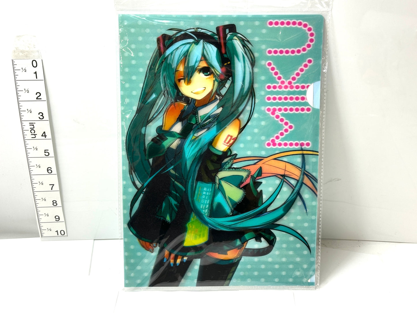 ボーカロイド VOCALO 3Dクリアファイル A4サイズ  3枚セット 初音ミク 巡音ルカ 両面クリアファイル 8/29