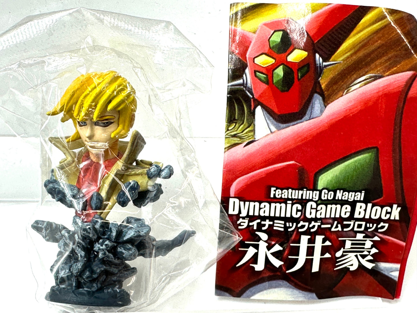 内装未開封品 Featuring Go Nagai ダイナミックゲームブロック永井豪 6個セット フィギュア デビルマン ゲッターロボ 不動明 牧村ミキ 他 3/3
