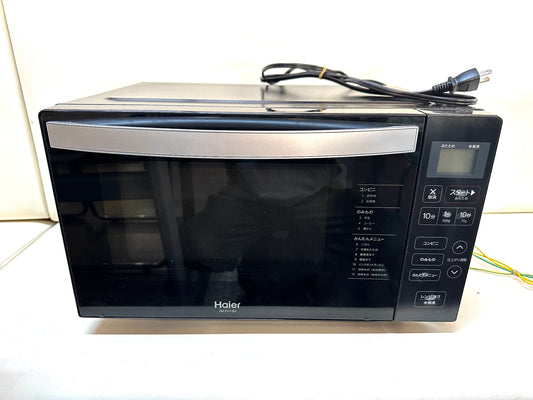 現状品 Haier ハイアール フラット 電子レンジ JM-FH18J 2021年製 18L 50Hz・60Hz共用  10/31