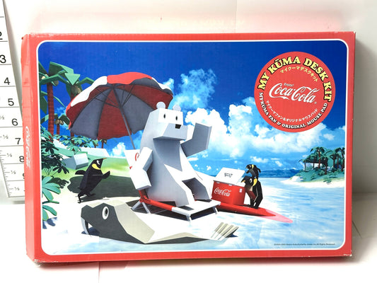 未使用品 コカコーラ 非売品 懸賞当選品 マイクーマデスクキット 卓上扇風機 ドリンクステージ付きマウスパッド 10/17