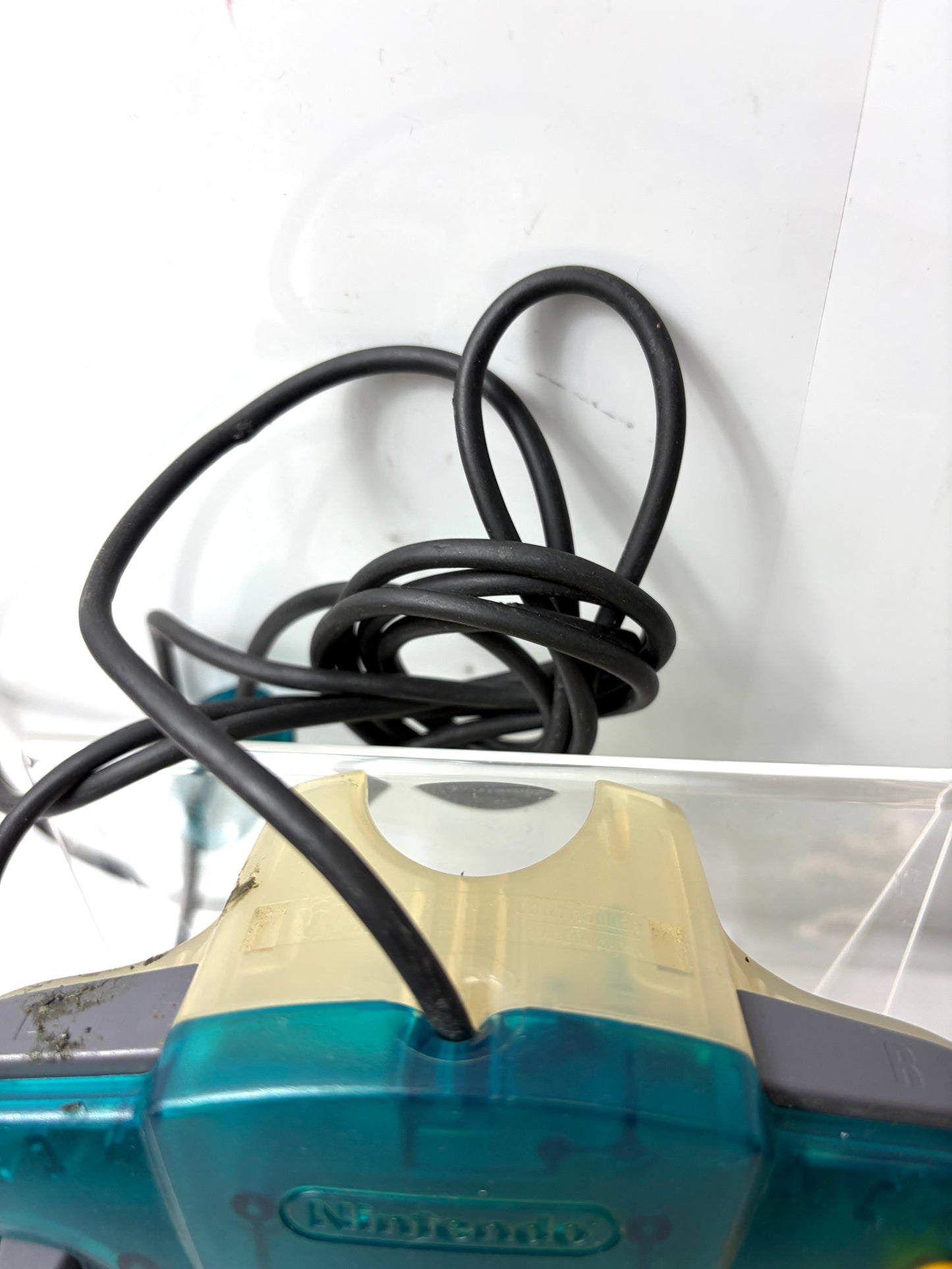 任天堂 NINTENDO 64 コントローラー クリア・ブルー NUS-005 希少色