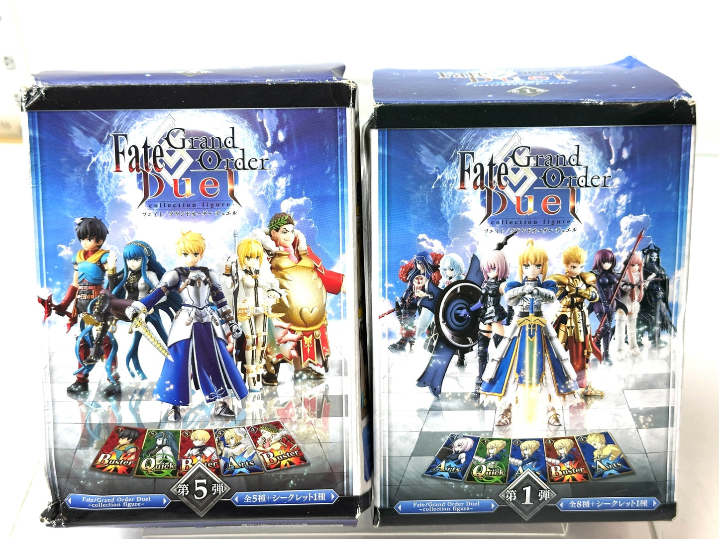 アニプレックス Fate/Grand Order Duel フェイト／グランドオーダーデュエル collection figure コレクションフィギュア 2個セット ガイウス・ユリウス・カエサル マーリン カード未開封 12/15