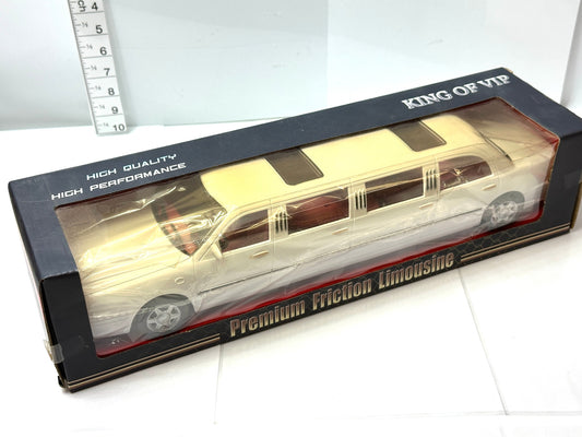 パッケージに痛みあり プレミアム フリクション リムジン ホワイト ミニカー ハイクオリティー KING OF VIP 全長 約45cm 8/18