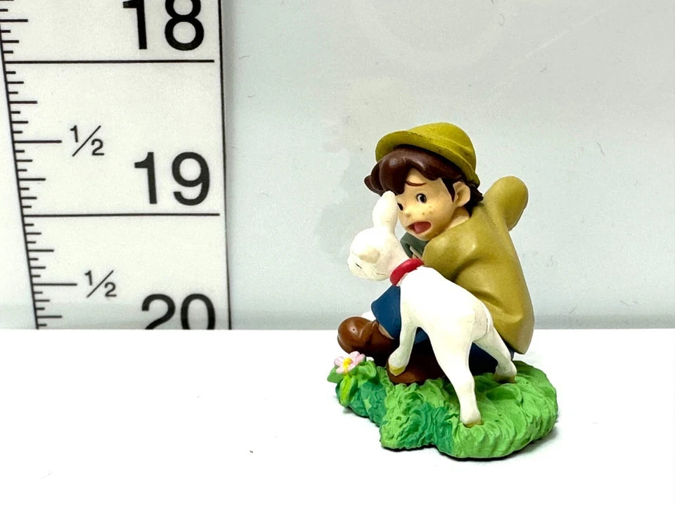現状品 海洋堂 KAIYODO アルプスの少女ハイジ ミニヴィネットコレクション クララとヨーゼフ ペーターとユキちゃん 2個セット フィギュア 3/5