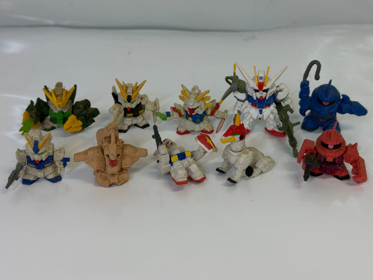 ジャンク SDガンダム フルカラー フィギュア キーホルダー ミニフィギュア 93個 まとめセット カプセルトイ ガチャ 10/9