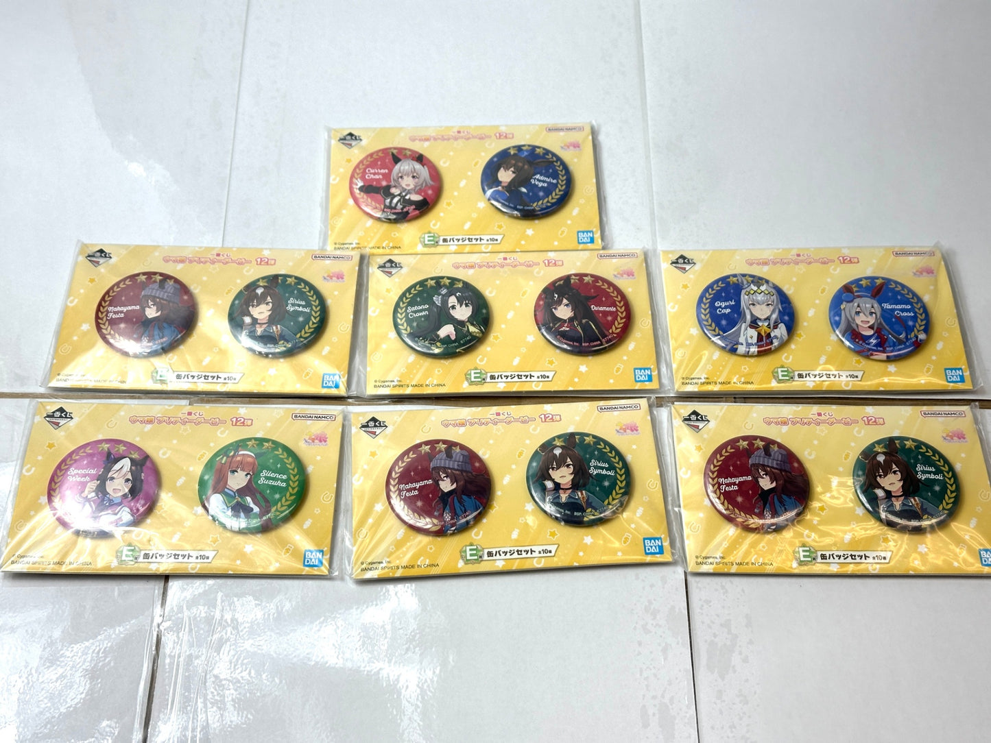 一番くじ ウマ娘プリティーダービー グッズ まとめセット アクスタ アクリルスタンド ラバーチャーム 他 11/27