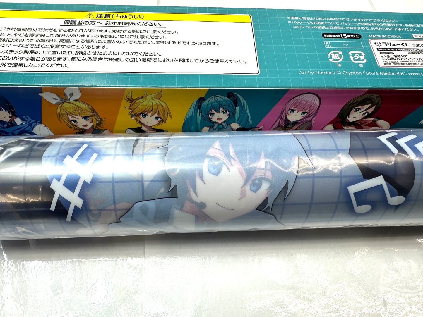 Furyu フリューくじ 初音ミク G賞 ヌードルストッパーフィギュア クリアポスター 5個セット 8/26