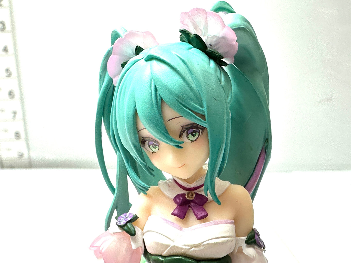 現状品 フリュー 初音ミク ぬーどるストッパーフィギュア Flower Fairy 朝顔 ピンクver. 1/9
