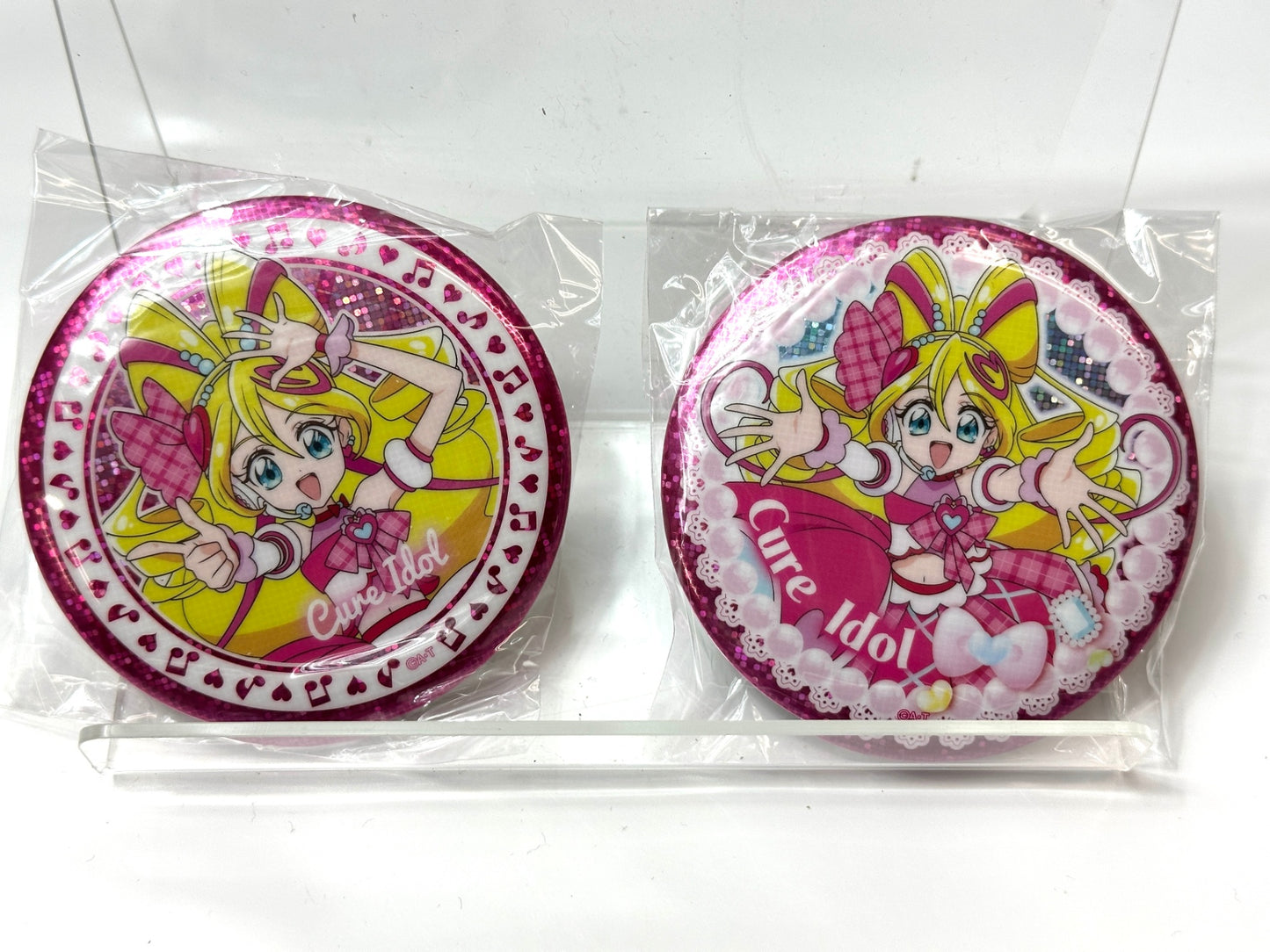 キミとアイドルプリキュア♪ ビッグホログラム缶バッジ 6個セット 1/12