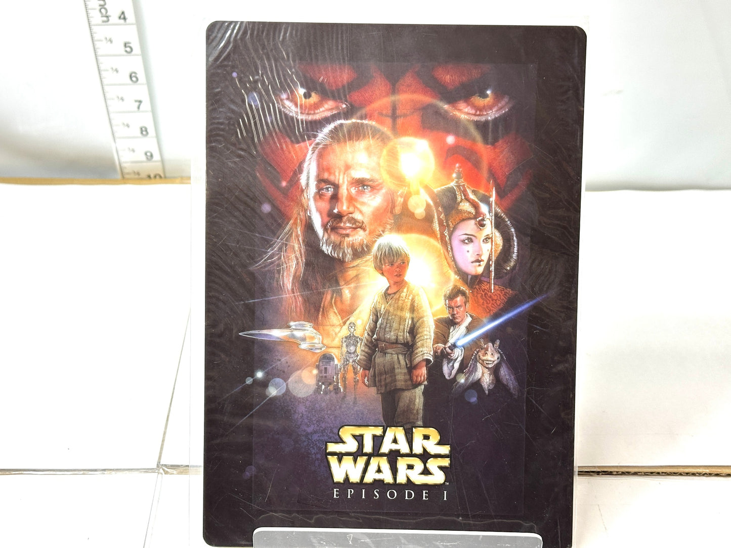 スター・ウォーズ 下敷き 4枚セット EP1ファントム・メナス/EP2クローンの攻撃/EP3シスの復讐/スター・ウォーズ サーガ 12/19