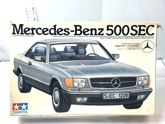 未組立品 説明書無し タミヤ 1/24 スポーツカーシリーズ No.29 メルセデス・ベンツ 500 SEC プラモデル 3/3