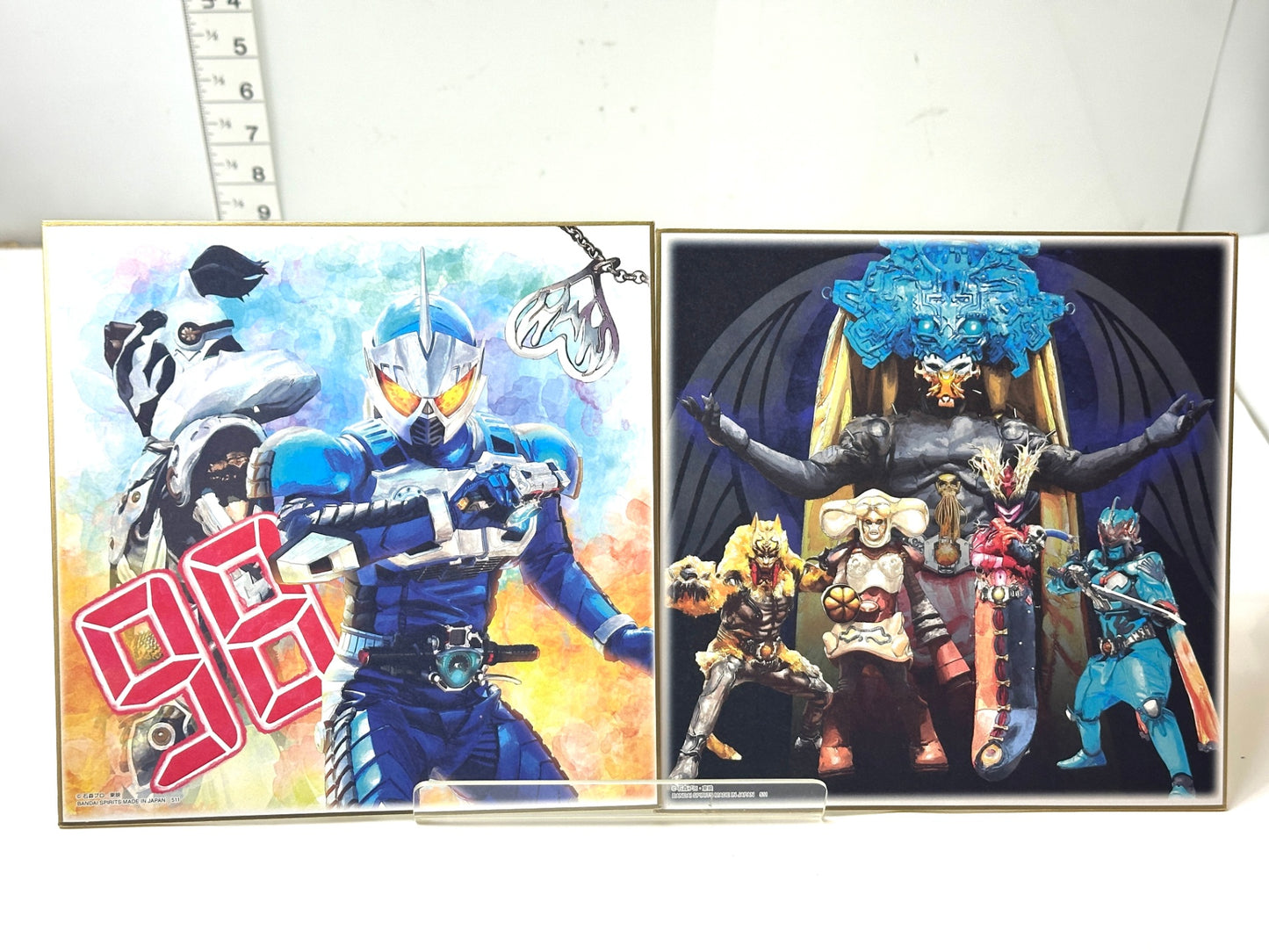 開封済み・未使用品 一番くじ 仮面ライダーオーズ ＆ W C賞 色コレ（色紙）全12種コンプリートセット 3/3