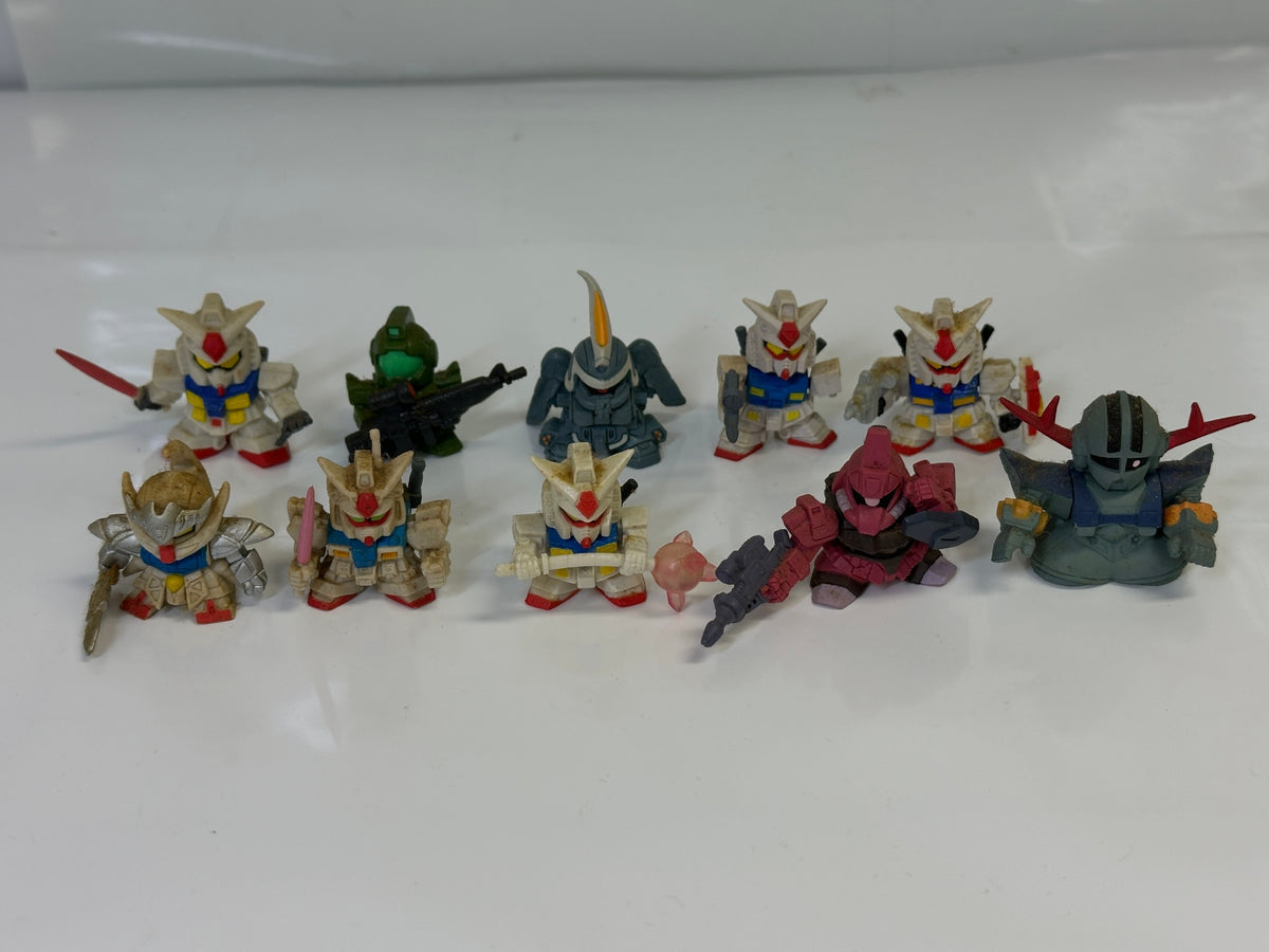 ジャンク SDガンダム フルカラー フィギュア キーホルダー ミニフィギュア 93個 まとめセット カプセルトイ ガチャ 10/9