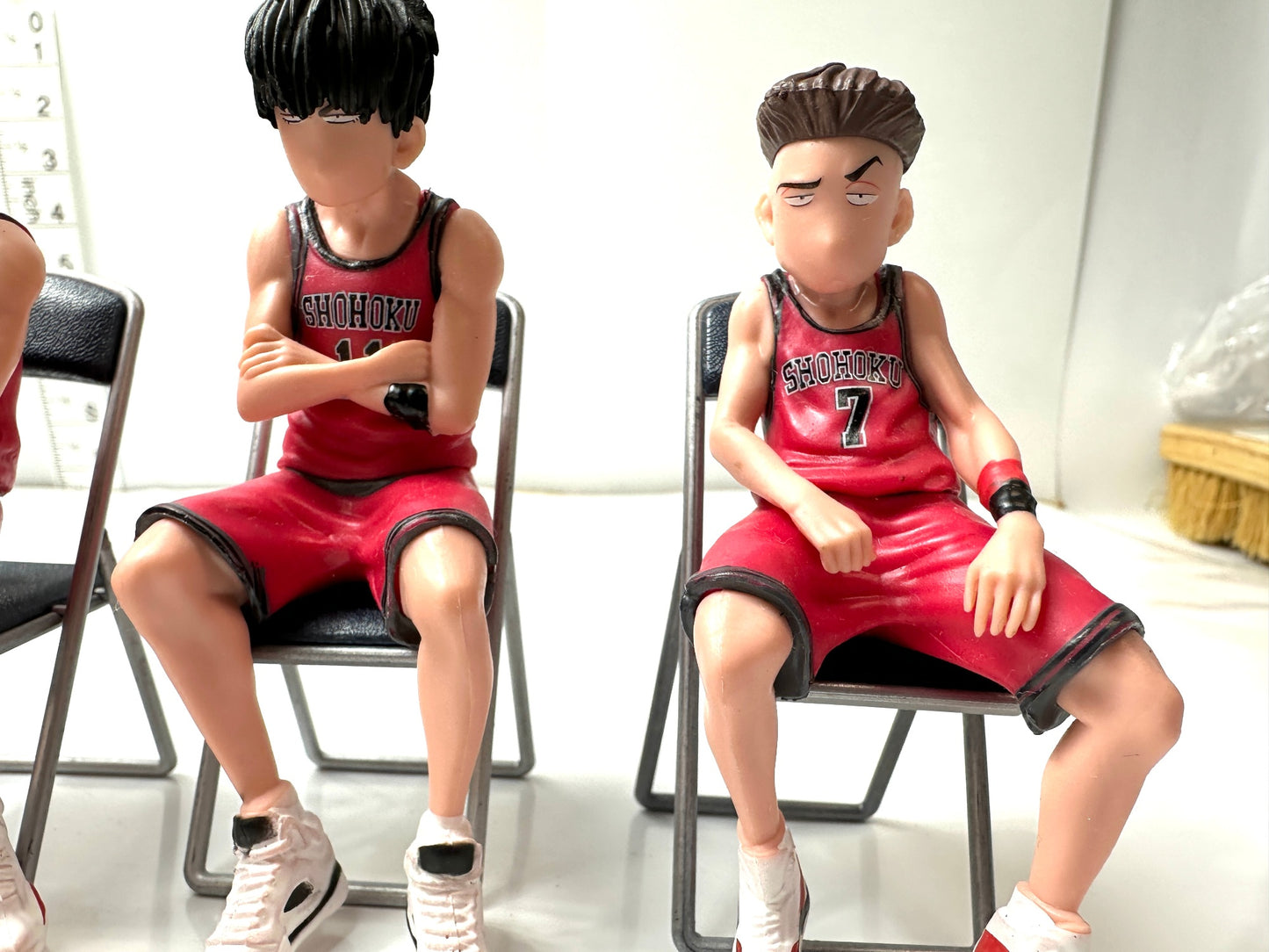 現状品 スラムダンク 湘北高校 バスケットボール部 フィギュアセット 桜木花道 流川楓 宮城リョータ 三井寿 赤木剛憲 2/11