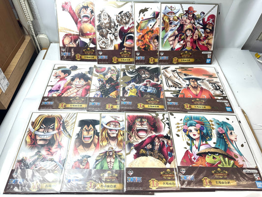 一番くじ ワンピース Legends over Time I賞 名場面色紙 全12種コンプリートセット 3/3