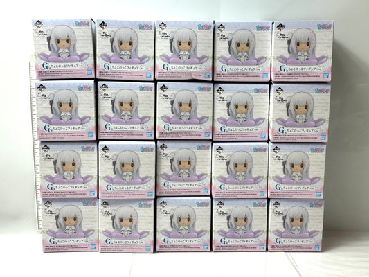 未開封品 一番くじ Re:ゼロから始める異世界生活 ～夢見し未来の物語～ G賞 ちょこのっこフィギュア 20個セット 11/13